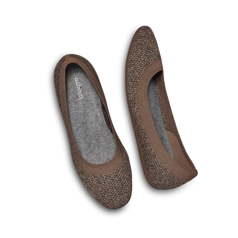 Allbirds Women\'s Flats Dark Grey - Tree Breezers - 03491JNET